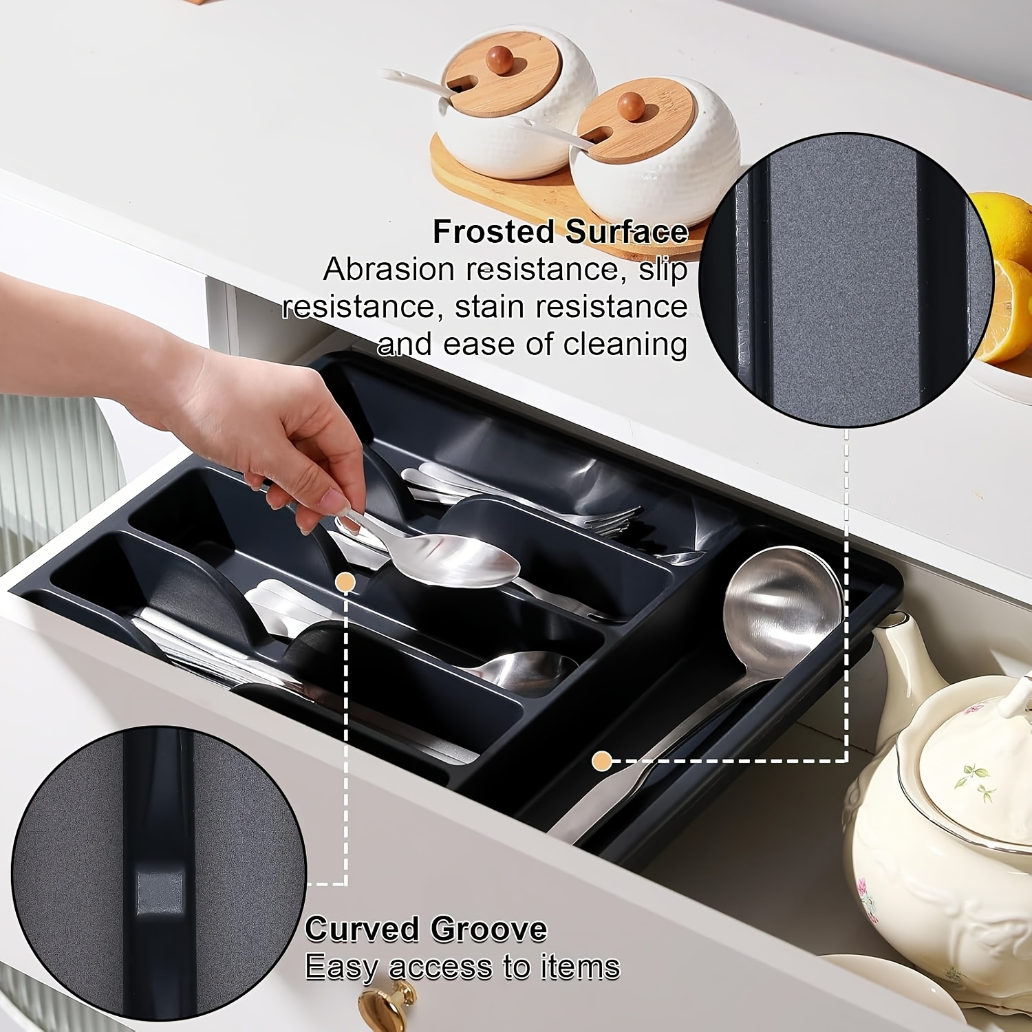 60/73pcs, Stainless Steel Cutlery And A Storage Box, Suitable for 12 People; Mirror-polished Kitchen Utensils, Steak Knives, Spoons, Forks, And Tray, Ideal for Wedding, Camping, Home, Birthday, Suitable for Parties And Christmas Party. - Image 9