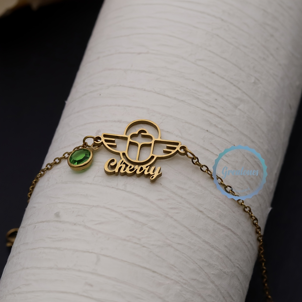 Personalized Custom Stainless Steel Bohemian Bird Bracelet