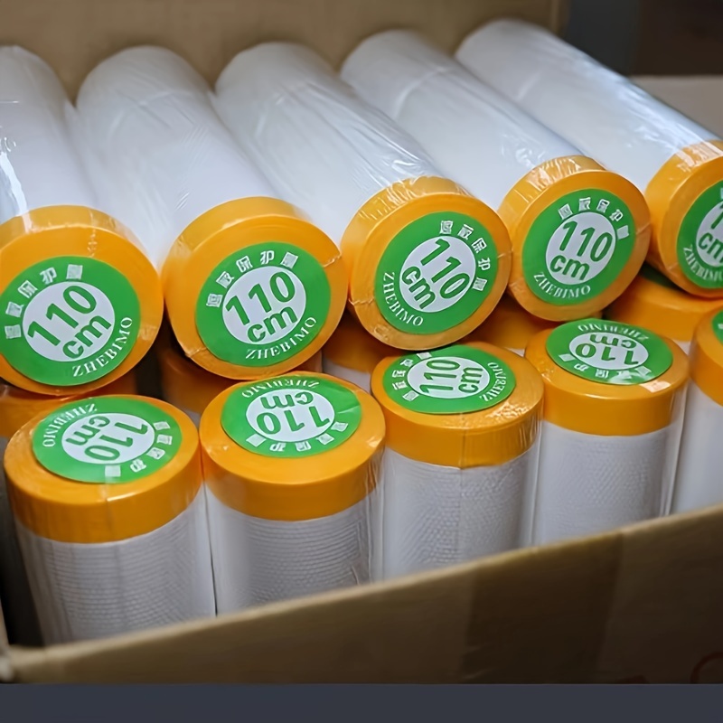 Window Protective Masking Film Window Film Window Plastic Masking Film For Winter Sofa 110cm X 20m