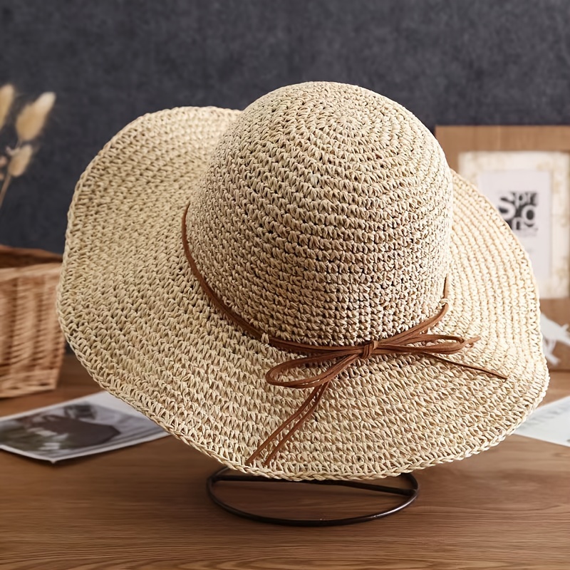 Handwoven Straw Hat, Beach Sun Hat With Enlarged Brim, Sun Hat For Women In  Summer, Versatile And Fashionable Sun Hat, Sun Hat For Sun Protection And