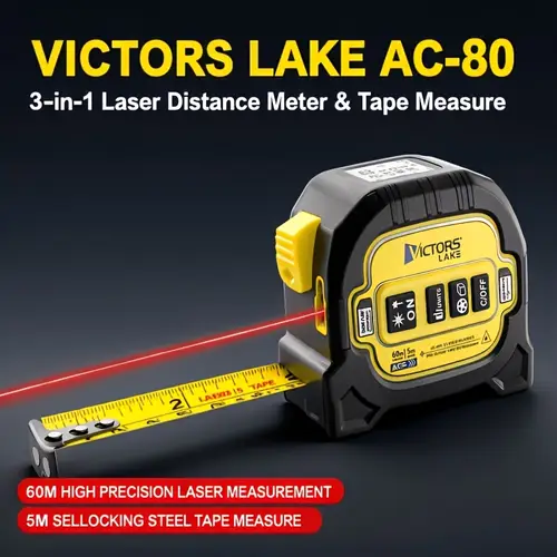 Distance Meter Cover tape measure laser sold on Temu Australia