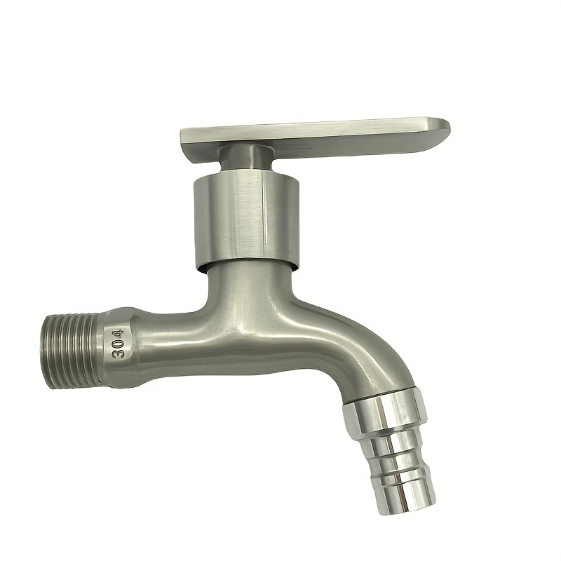 Image of 1pcs304 Stainless Steel , Washing Machine Connection , Home Kitchen Bathroom Stainless Steel , Outdoor Garden , Quick Opening Needle