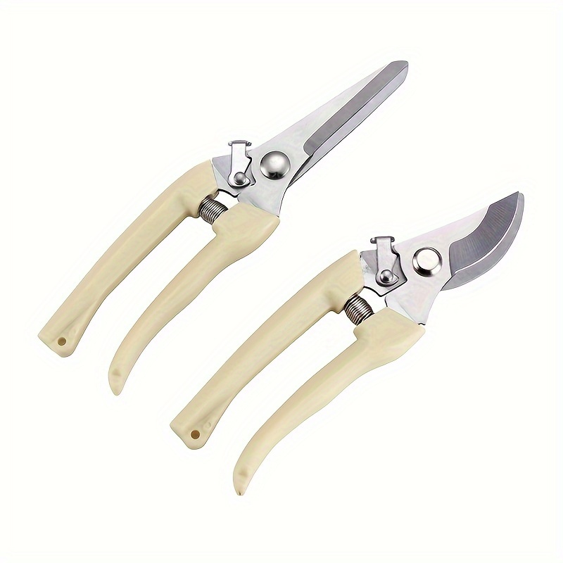 

2pcs, Stainless Steel Scissors, Suitable For Gardening Gardening Pruning Grooming Potted Branches Strips Branches Flower Scissors