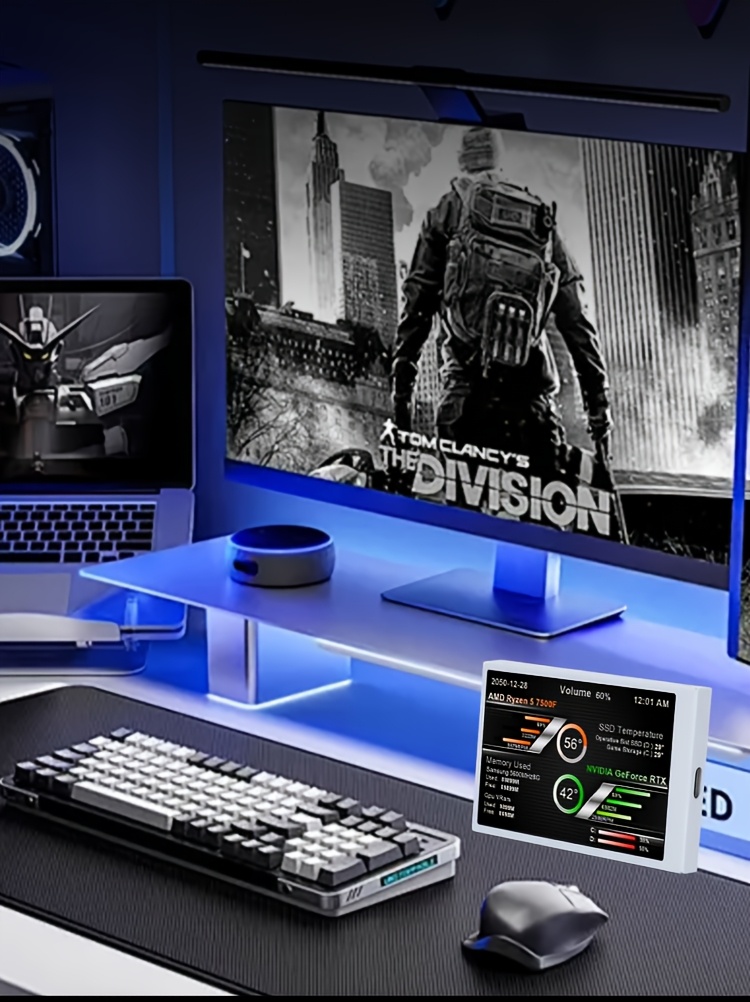 3 5 inch secondary display monitor with ips full viewing angle usb monitoring screen for desktop computers no installation required aiad64 Product details 5