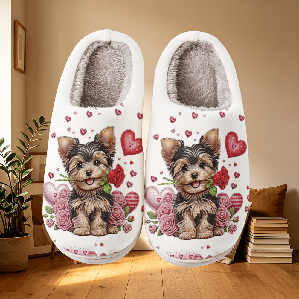 TEMU Men's Women's Home Slippers, Skin-friendly Breathable Comfortable Warm, Spring Autumn Winter Indoor Outdoor Thick-soled Couple Style Slippers,