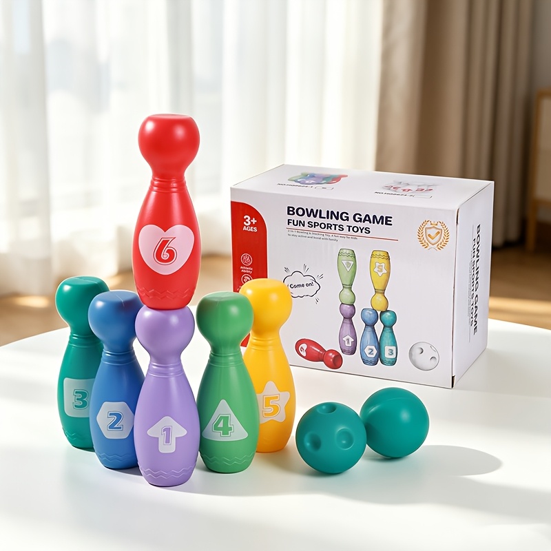 Parent-child Interactive Toys, Fun Children's Bowling Set, Lightweight And Portable Outdoor Toys For , Perfect For Birthdays And Holidays