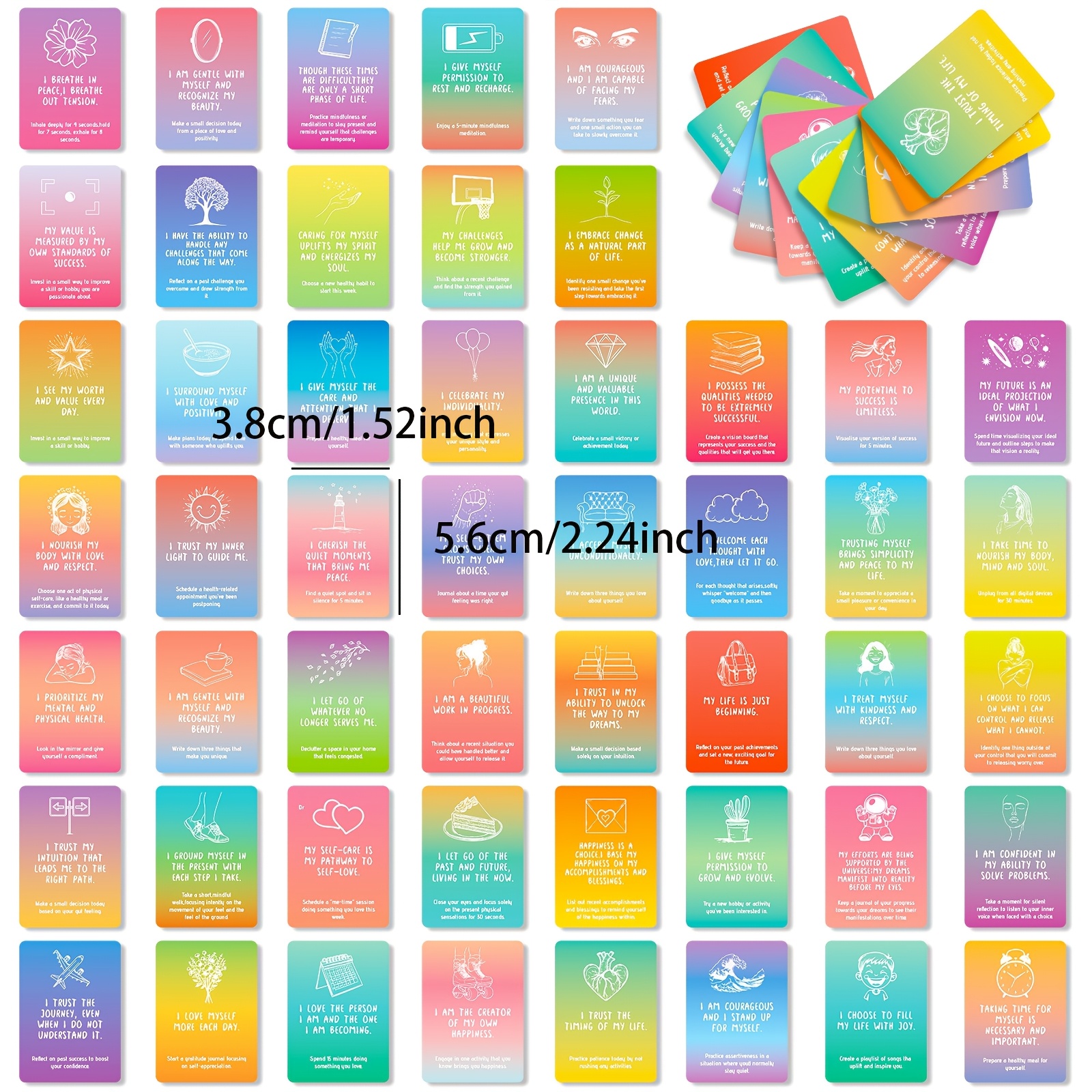 5pcs Emergency Insulated Blanket Set with Random Pattern Postcards