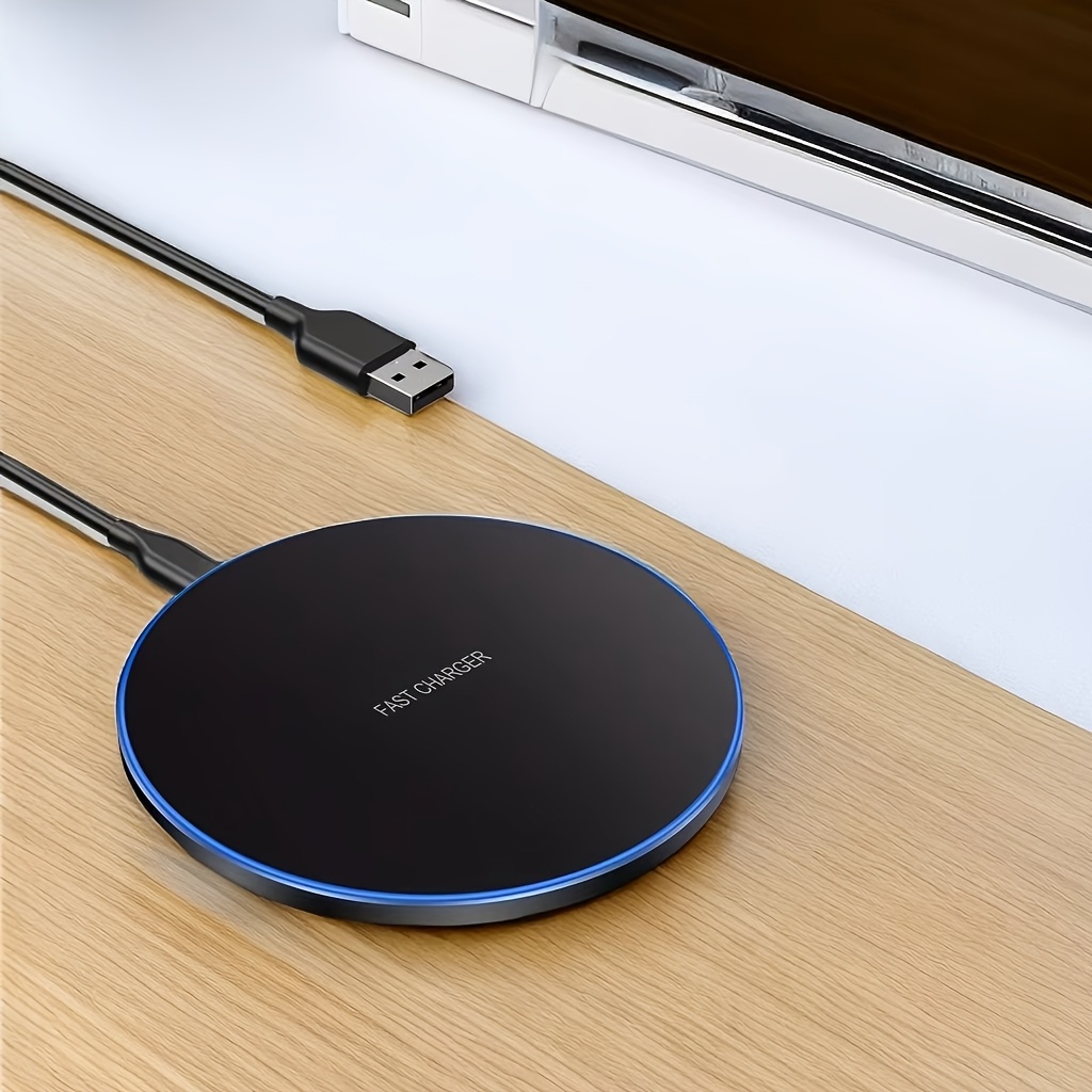 

Fdgao Ultra Slim Wireless Charger - 15w Fast Charging Pad, Usb Type-c, Compatible With /15/14/13/12/11/, Samsung S24/s23/s22/s21/s20/note 20, Airpods Pro/3/2 - No Battery, Usb Powered