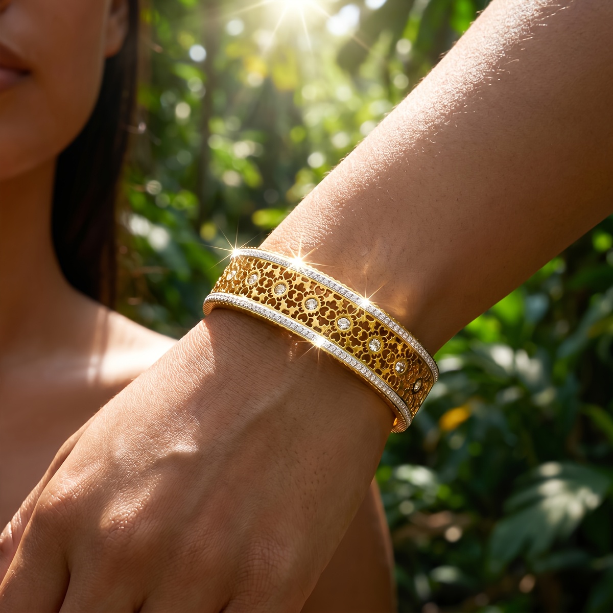 TEMU 1pc Fashion Accessory, Unisex, Suitable For Daily Wear And Gifting, Accessory Bracelet, Made Of Stainless Steel, Retro , Titanium Steel Material