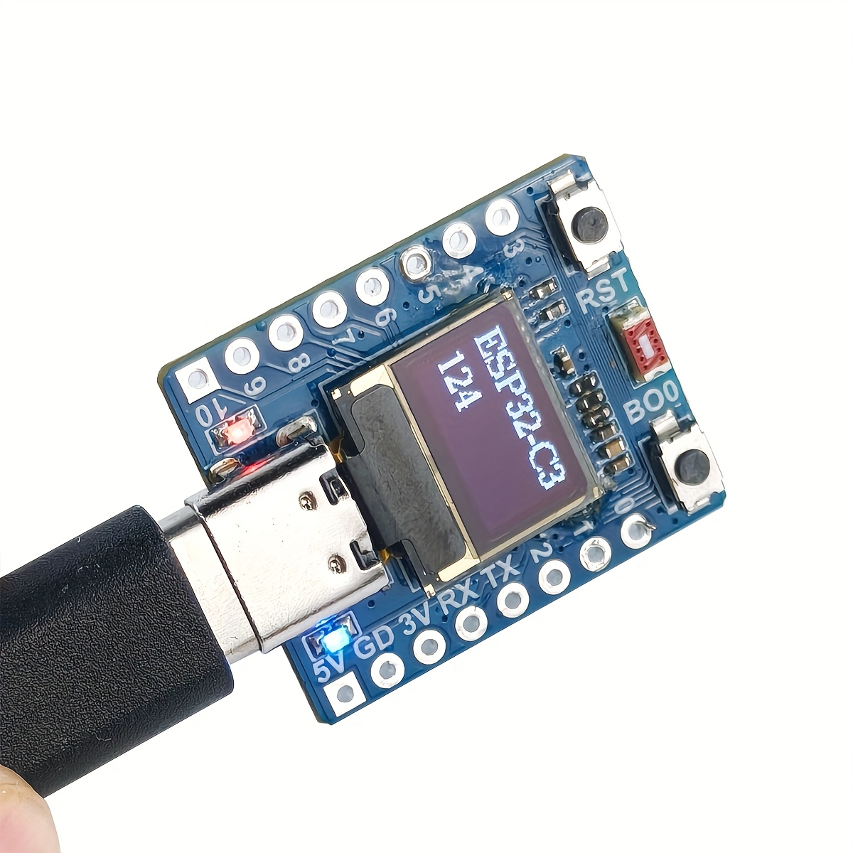 набір з 3 esp32   oled плат для розробки з антеною wifi bt esp32 c3 та 0,42-дюймовим oled модулем Опис товару 6