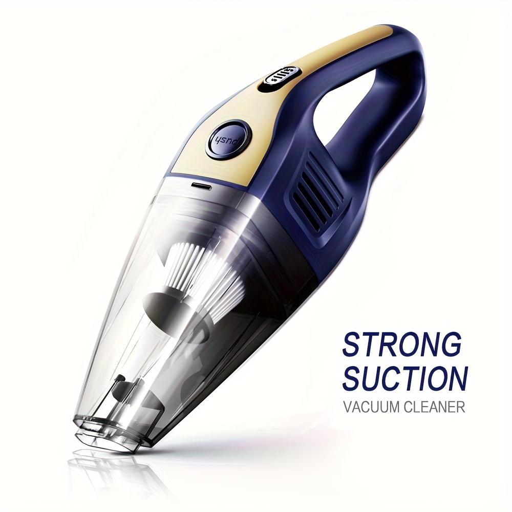 TEMU Portable Vacuum Cleaner Wireless Handheld Vacuum Cleaner Car, Powerful Suction Usb Charging Mini Cleaning Vacuum Cleaner, Has A Of Accessories,