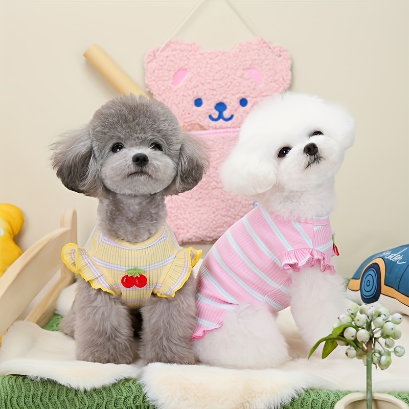 vestidos adorables perros gatos ropa mascotas elegante Temu Colombia - Main Image