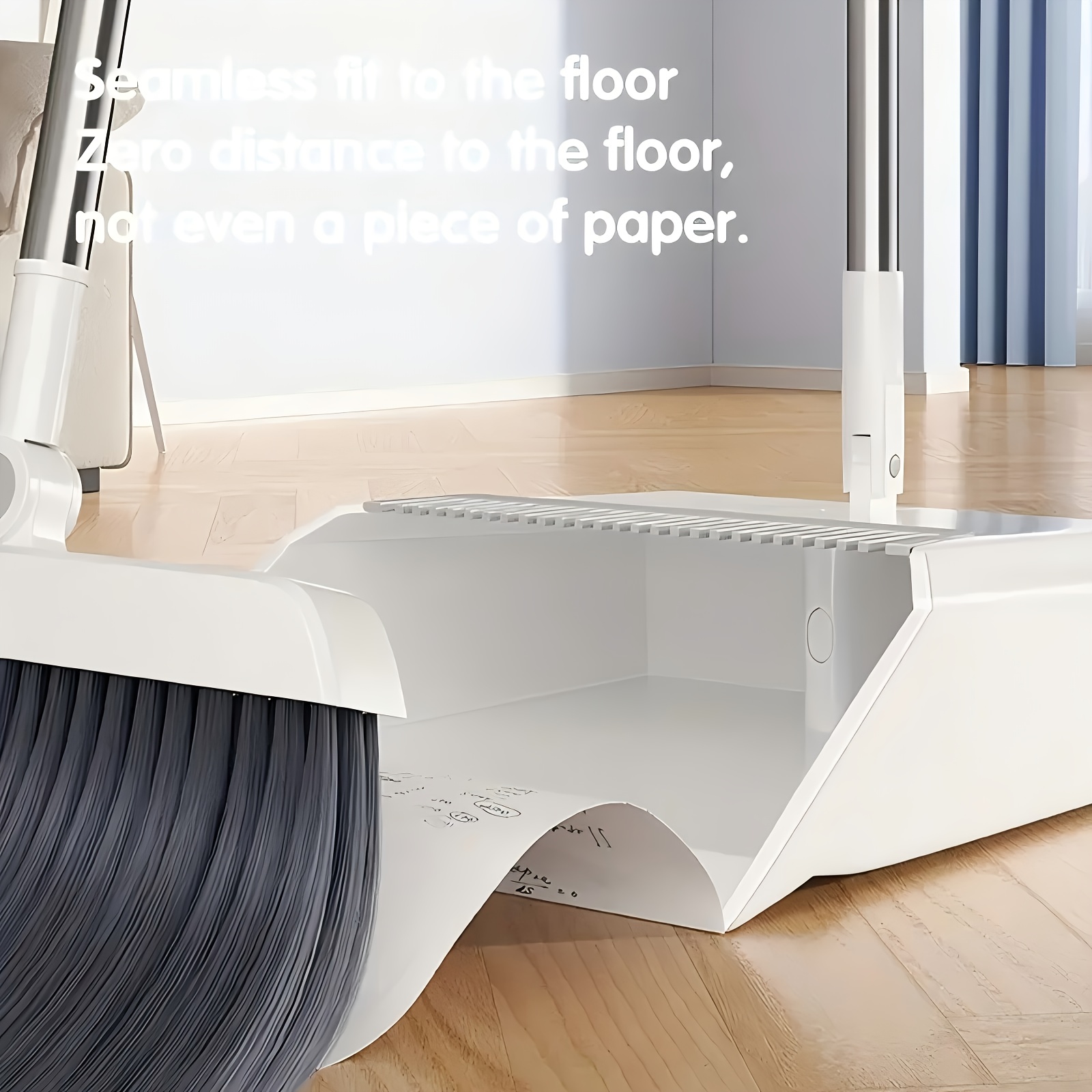 2 in 1 broom and dustpan set with garbage bags heavy duty sweeping dusting combo long handle for hard floors pet hair removal space saving design ideal for home office dorm bathroom kitchen cleaning gadgets dorm essentials sleek combo sturdy construction home organizers Product details 3