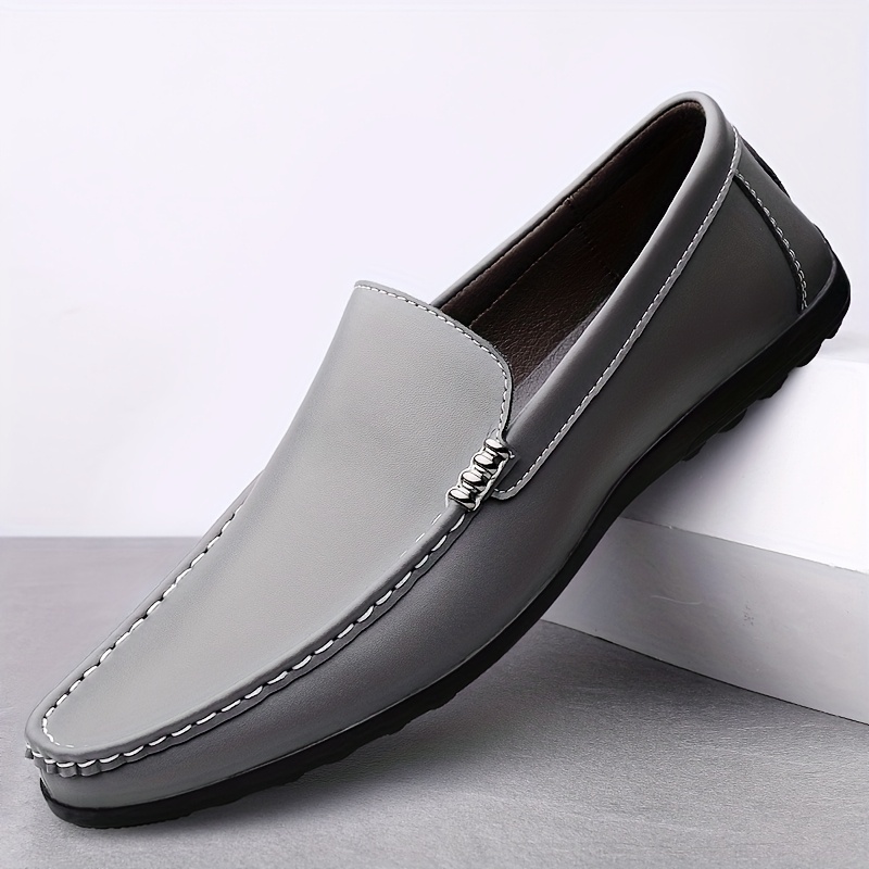 stylish mens casual shoes comfortable versatile slip loafers  display picture 1