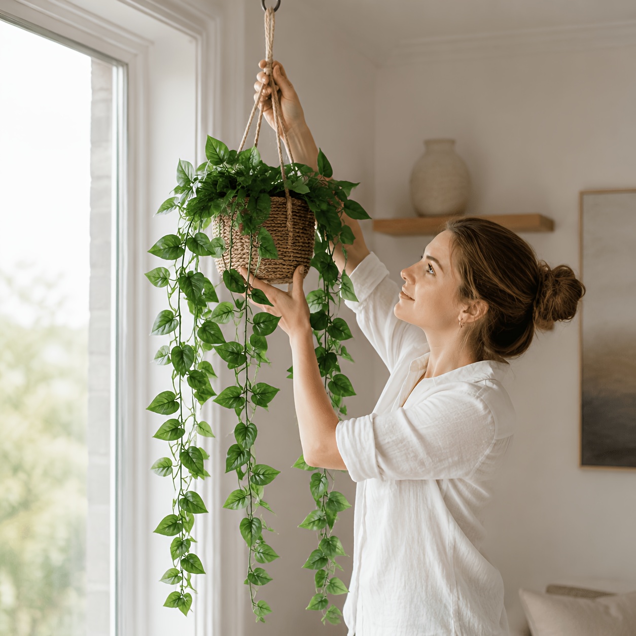 künstliche pflanze für den balkon