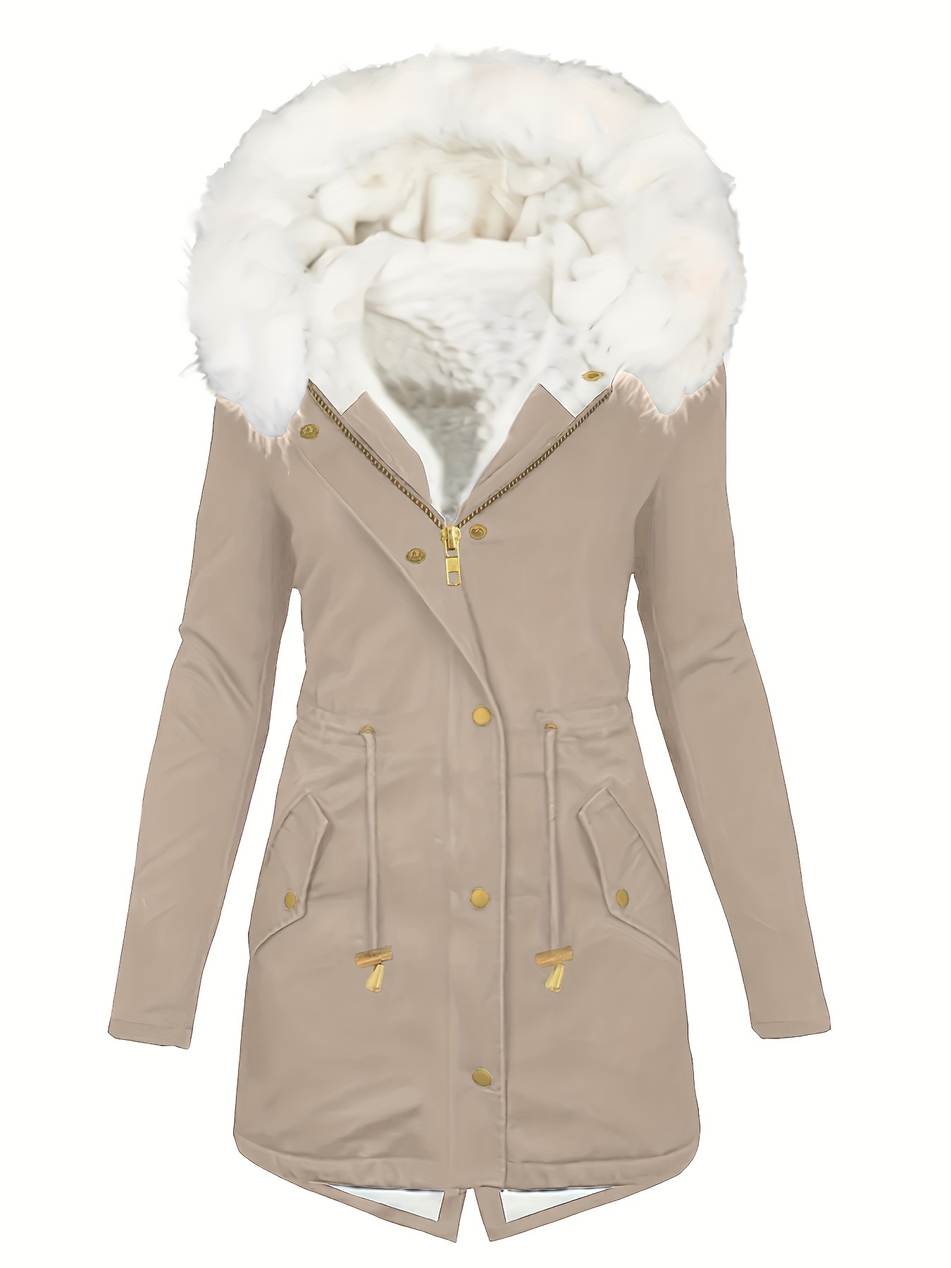 Kunstpelz Mantel Mantel Boohoo Kunstfell Mantel Mit Fellbesatz