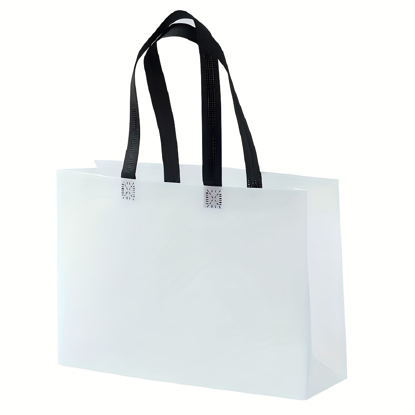 TEMU Gift For Her/him Customized 50pcs Tote Bags - Personalized Logo And Text, Ideal For Weddings, Birthdays, Youth Gatherings - Durable Vinyl/