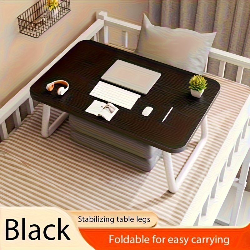 

Multifunctional Folding Table For Bed, Study, Laptop Desk, Portable And Foldable For Office, Bedroom, Living Room, Outdoor Use - Versatile Table With Stabilizing Legs