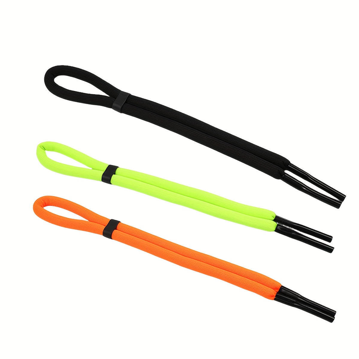 3pcs Floating Fashion Glasses Strap Adjustable Floating Foam Glasses Strap Safety Sport Eyewear Retainer