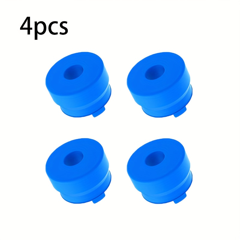 TEMU 1/4/8pcs Bouchons de remplacement réutilisables en silicone pour bouteille d'eau, Couvercles de bouteille d'eau en silicone, Têtes de bouteille
