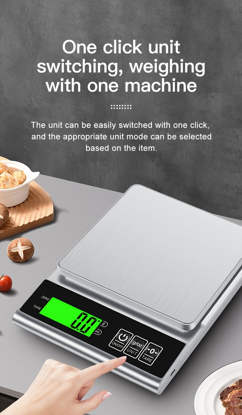 precision   scale 105 8oz 0 0035oz range   abs material battery operated aaa ideal for cooking restaurants details 6