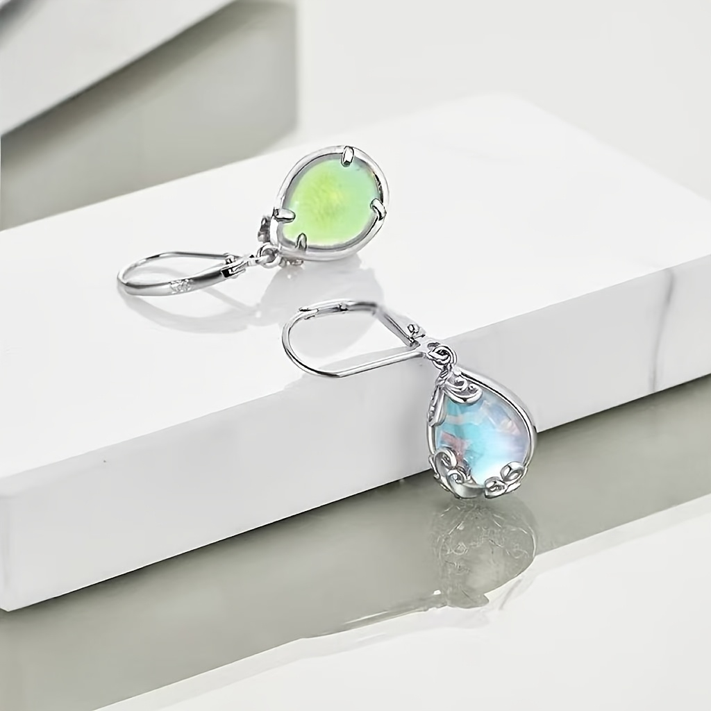 TEMU Elegant And Stylish Women's Earrings Featuring A Delicate With And Pendants, Perfect As Versatile Holiday Gifts For Engagements, Weddings, And
