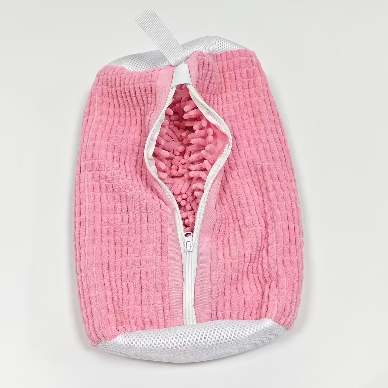 TEMU 1pc Washing Machine Bag, Laundry Shoe Bag, Suitable For Washing Machines And Dryers, Reusable Durable Zipper, Athletic Shoe Washing Bag, Tennis