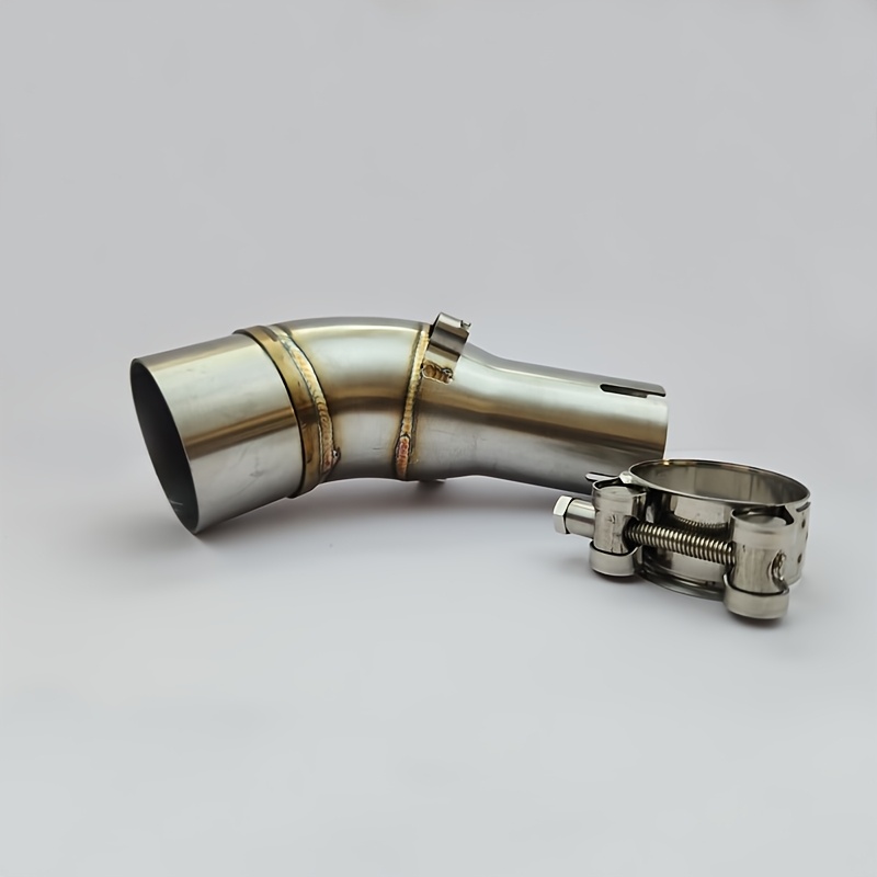 1pc stainless steel motorcycle exhaust pipe midsection compatible with yamaha mt03 yzf r3 r25 2015 2022   motorcycles upgrade accessory details 2