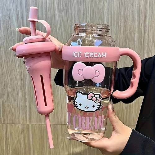 for ppsu water bottle with straw bpa free portable shatterproof large capacity drinkware suitable for camping home and school cute water bottle sports water bottle shatterproof large capacity