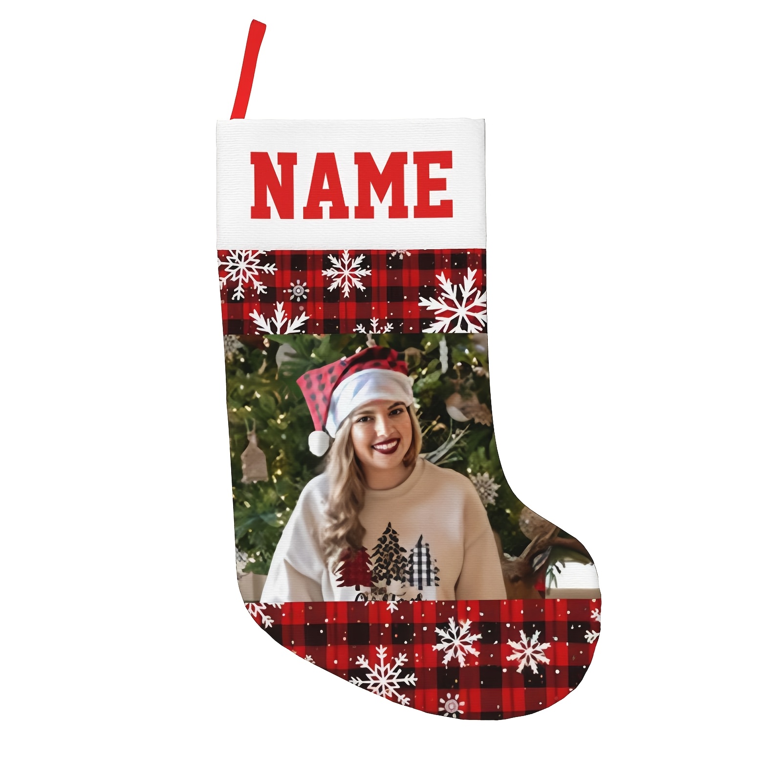 TEMU Custom 18 Christmas & Photo - Personalized For Family & , For Gift Bags & Favors