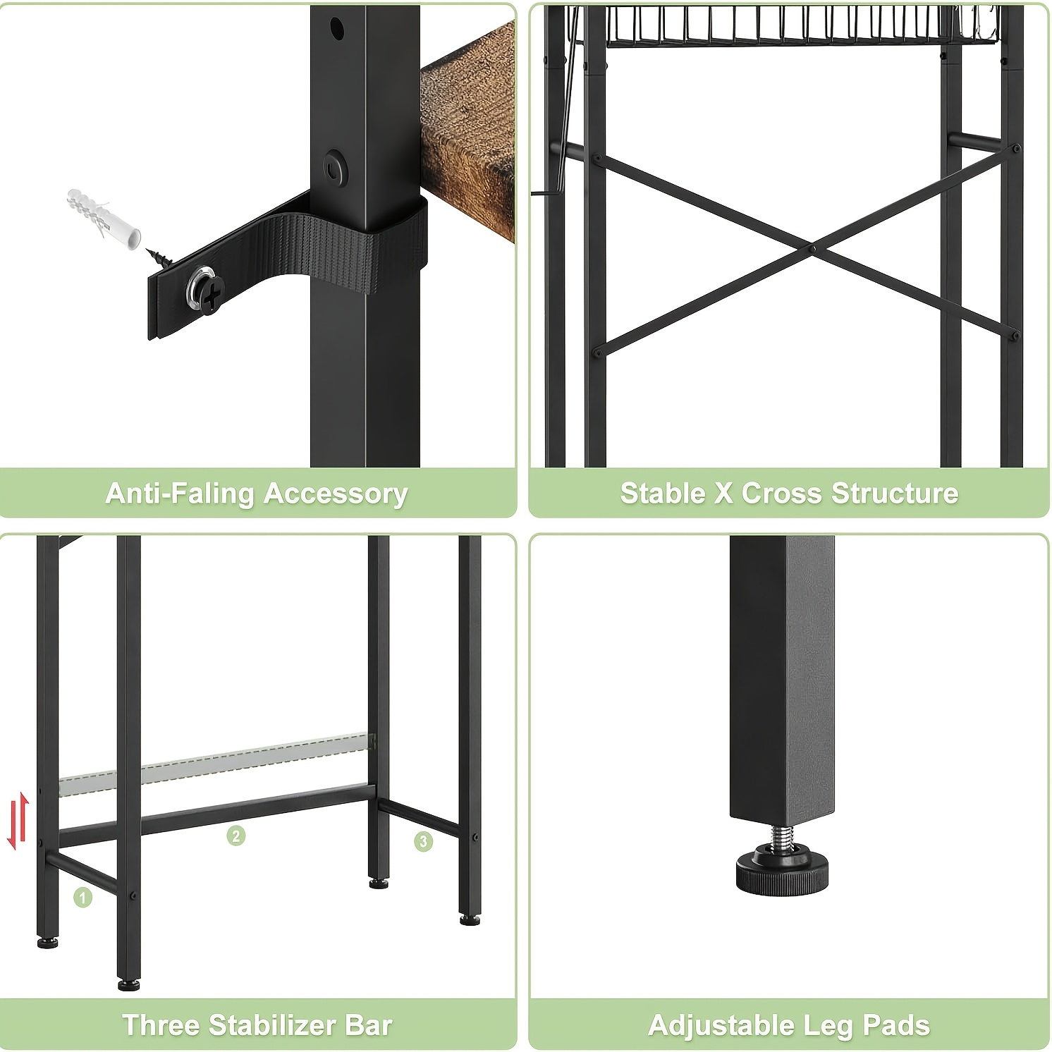 reliable 5-Tier Adjustable Over The Toilet Bathroom Organizer Shelf | Brown, Freestanding Iron Shelf with Toilet Paper Holder and 4 Hooks, Spray Paint End 15 5-Tier Adjustable Over The Toilet Bathroom Organizer Shelf | Brown, Freestanding Iron Shelf with Toilet Paper Holder and 4 Hooks, Spray Paint End