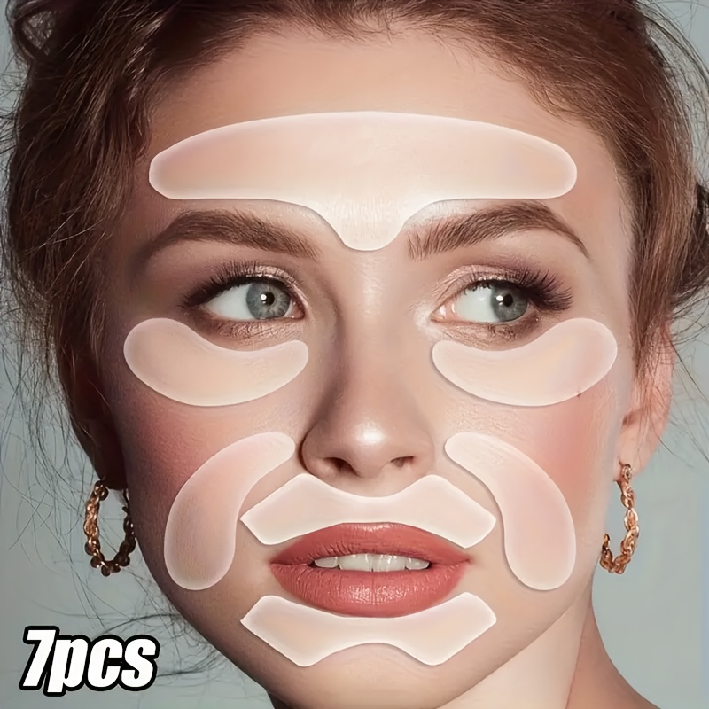 Reusable Face Lift Tape Forehead Styles Of Materials With Adhesive , Suitable For Sleeping Use