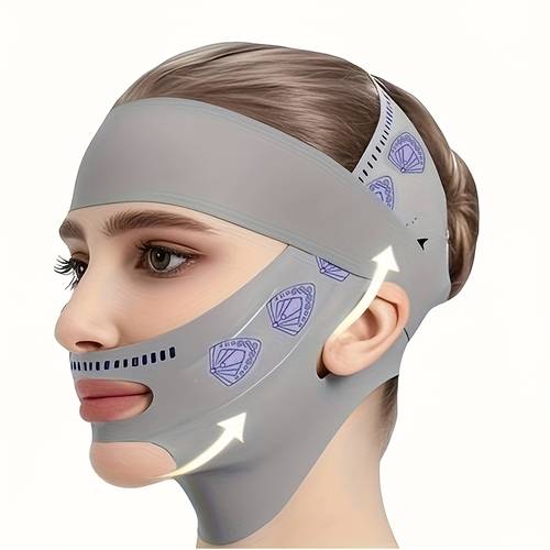 (con x auto-pressurizado) y mascarilla facial lifting universal para talla única diseño universal diseño mejorado escultura facial mascarilla facial v facial mascarilla para plegamientos nasolabiales vendaje escultura facial mascarilla facial v facial color macarrón color puro