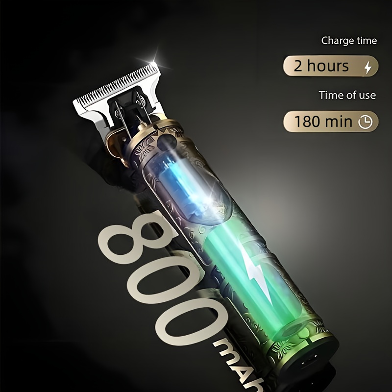 Professionele Elektrische Haartrimmer - Uniek Ontworpen Kappersscheermes, USB Oplaadbaar Draadloos Scheerapparaat en Trimmer, Persoonlijke Verzorgingsset, Baardscheerapparaat, Kappersgereedschap - Ideaal Geschenk voor Mannen