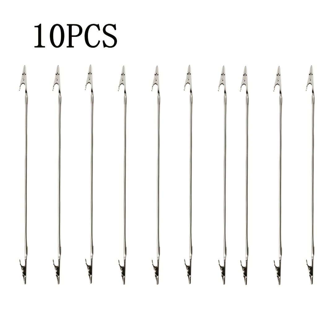 10pcs Heavy-duty Alligator Clip Clamp Set – Flexible Design Suitable For Industrial , Constructed With Durable, High-quality Material Metal Clamps
