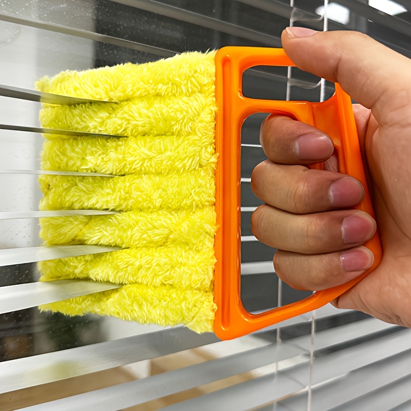 Microfiber Cleaning Brush with Soft Plush Bristles, Multi-Functional