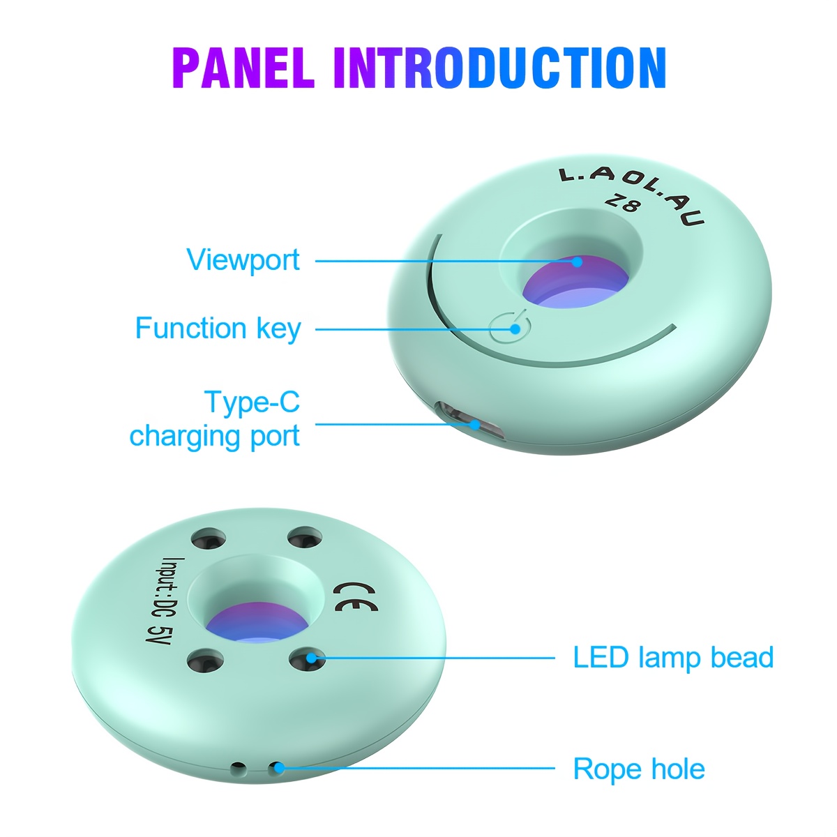 1 detector de cámaras ocultas para hotel y vestidores, compacto, portátil y recargable, esencial para viajes, regalo para novias y familia