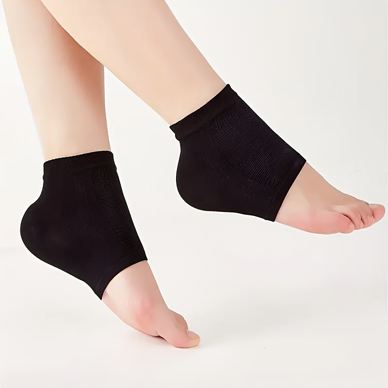 Moisturizing Heel Sleeves, Heel Socks For Softening And Supporting, Exfoliating, Breathable, Odor-resistant - 1 Pair