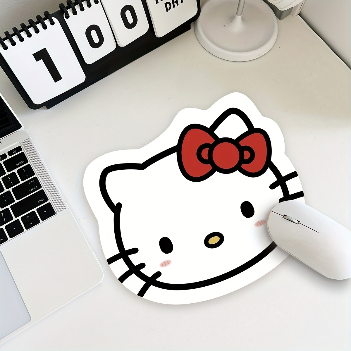 

Cute Waterproof Pu Mousepad - For Hello Kitty Mouse Pad For Laptop And Computer, Desk Decor For Women, Officially Authorized Sanrio