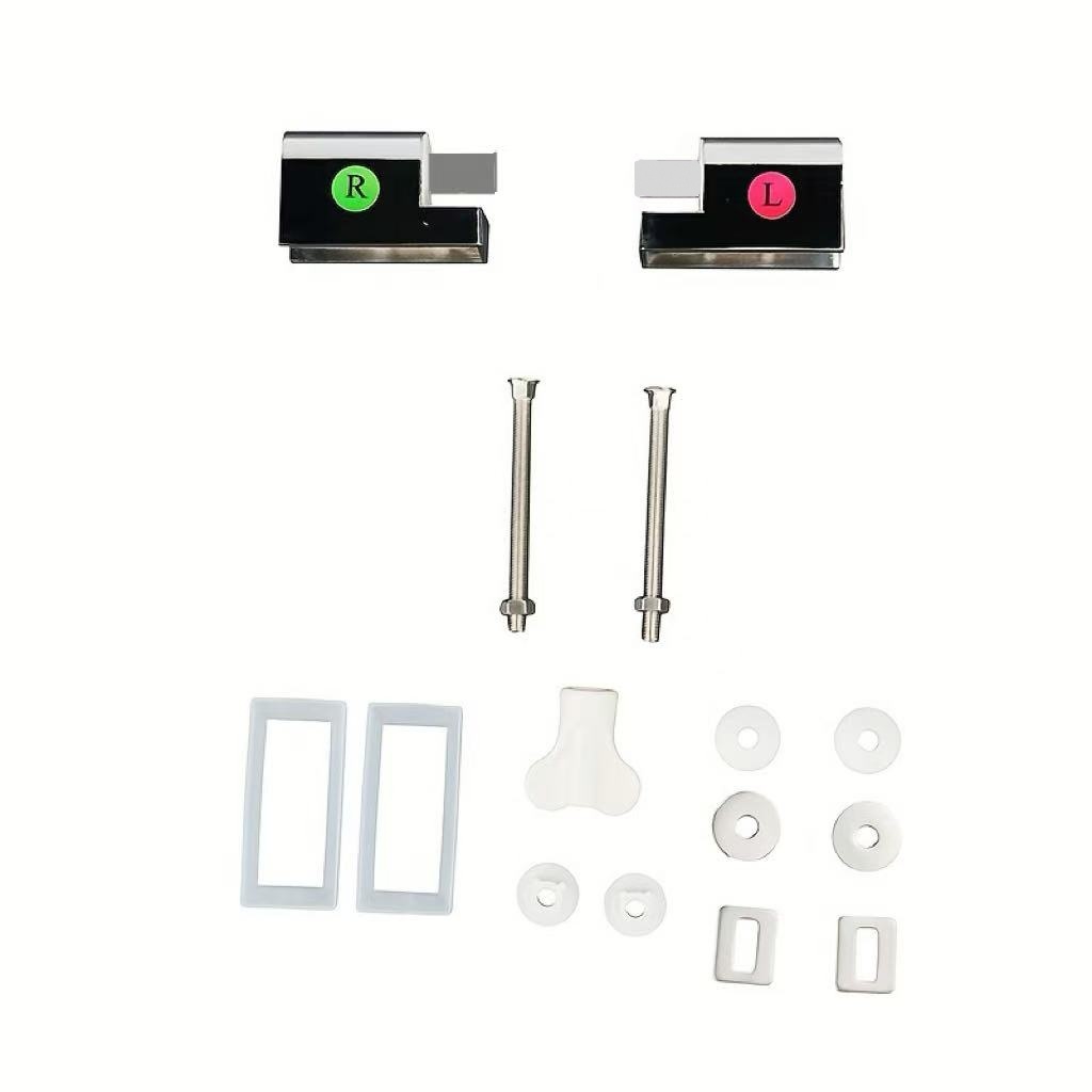1 Set Toilet Lid Silent Hinge, Toilet Replacement Part, Bathroom Accessory Suitable For Urea Formaldehyde Toilet Lid Plastic Toilet Lid