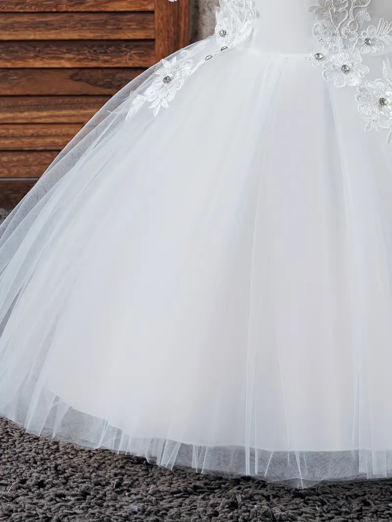 girls princess wedding dress puffy skirt puff sleeves a line - Temu Mauritius girls princess wedding dress puffy skirt puff sleeves a line - Temu Mauritius