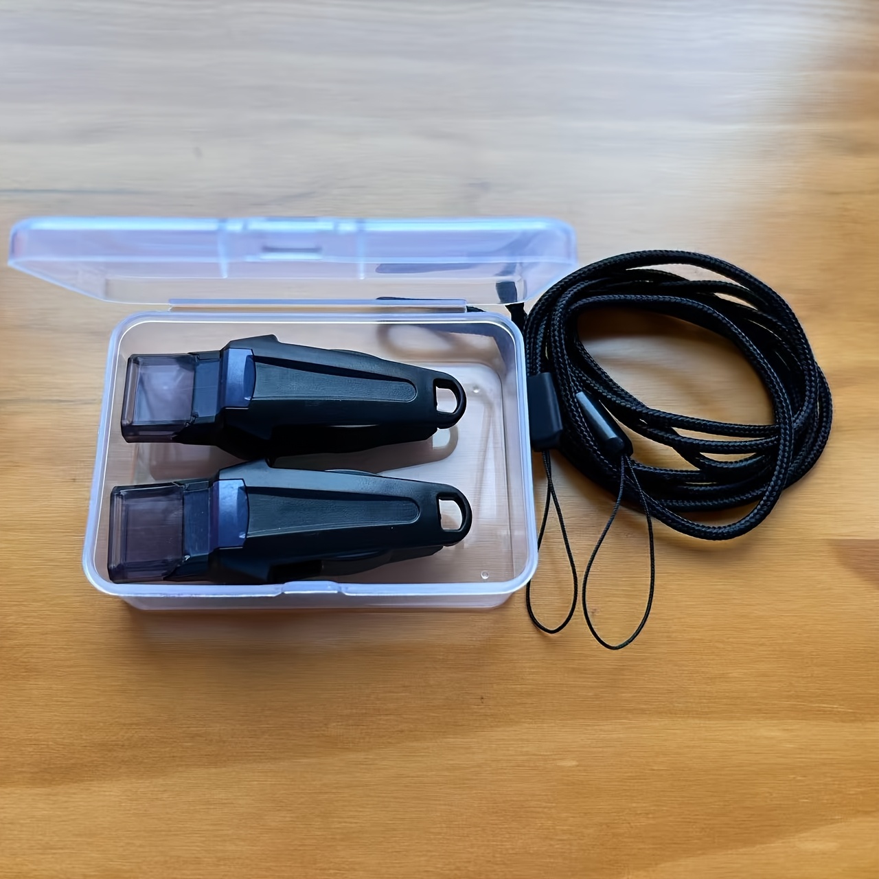 TEMU 2pcs Boxed Whistles, Basketball, Soccer, Volleyball Game Whistles For , Referees, And Physical Education Teachers, Includes 2 Long Lanyards