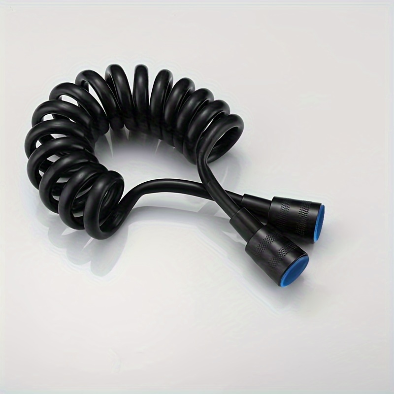 

1pc Black 5ft Flexible Shower Hose - Leak-proof, Expandable & Durable For High Flow Bidets And Showers Shower Head And Hose Set Shower Caddy Portable