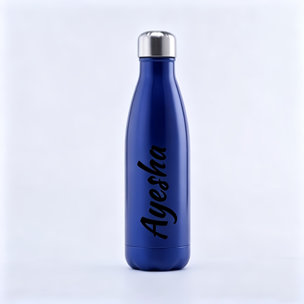 TEMU Bicchiere termico personalizzato da 1 pezzo in acciaio inossidabile 304, termica per auto, borraccia , regalo - Design con foto personalizzata,
