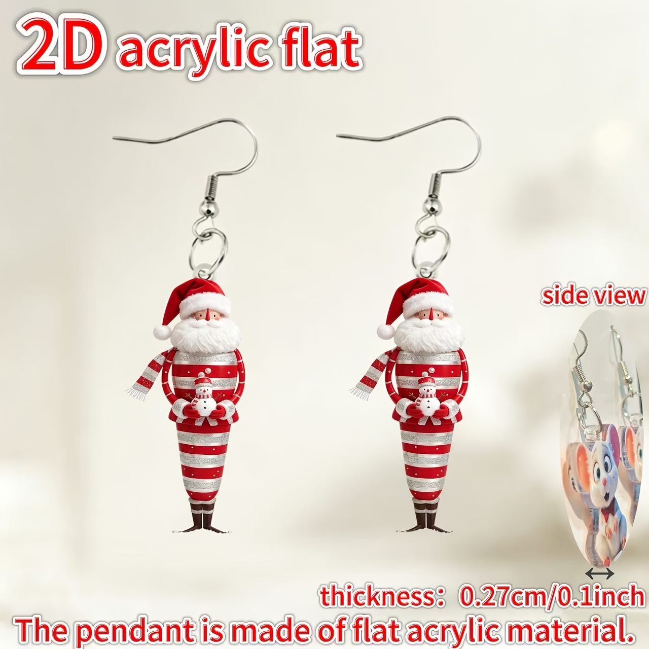 Fun 2026 Christmas Nutcracker Drop Earrings