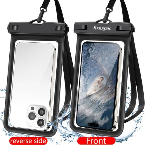 phone pouch for 7 inch devices compatible with for iphone 17 15 14 12 11 pro max and for xiaomi 17 for rafting skiing water activities and beach to keep your phone dry