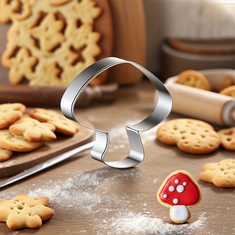Hardware Mushroom Stainless Steel Cookie Mold Baking Tool Rice Ball Mold