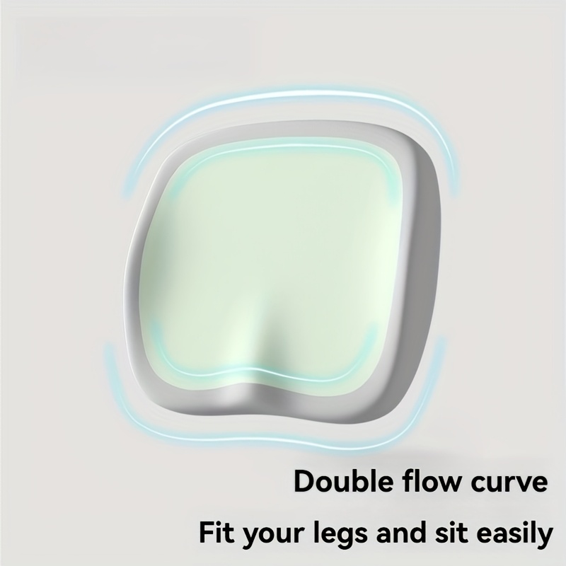 Ergonomic Memory Foam Seat Cushion for Prolonged Sitting - Adjustable Hip and Lumbar Support Pad - Portable Chair Cushion for Office, Car, and Home Use - Padded Desk Chair Cushion, Available in 8 Colors