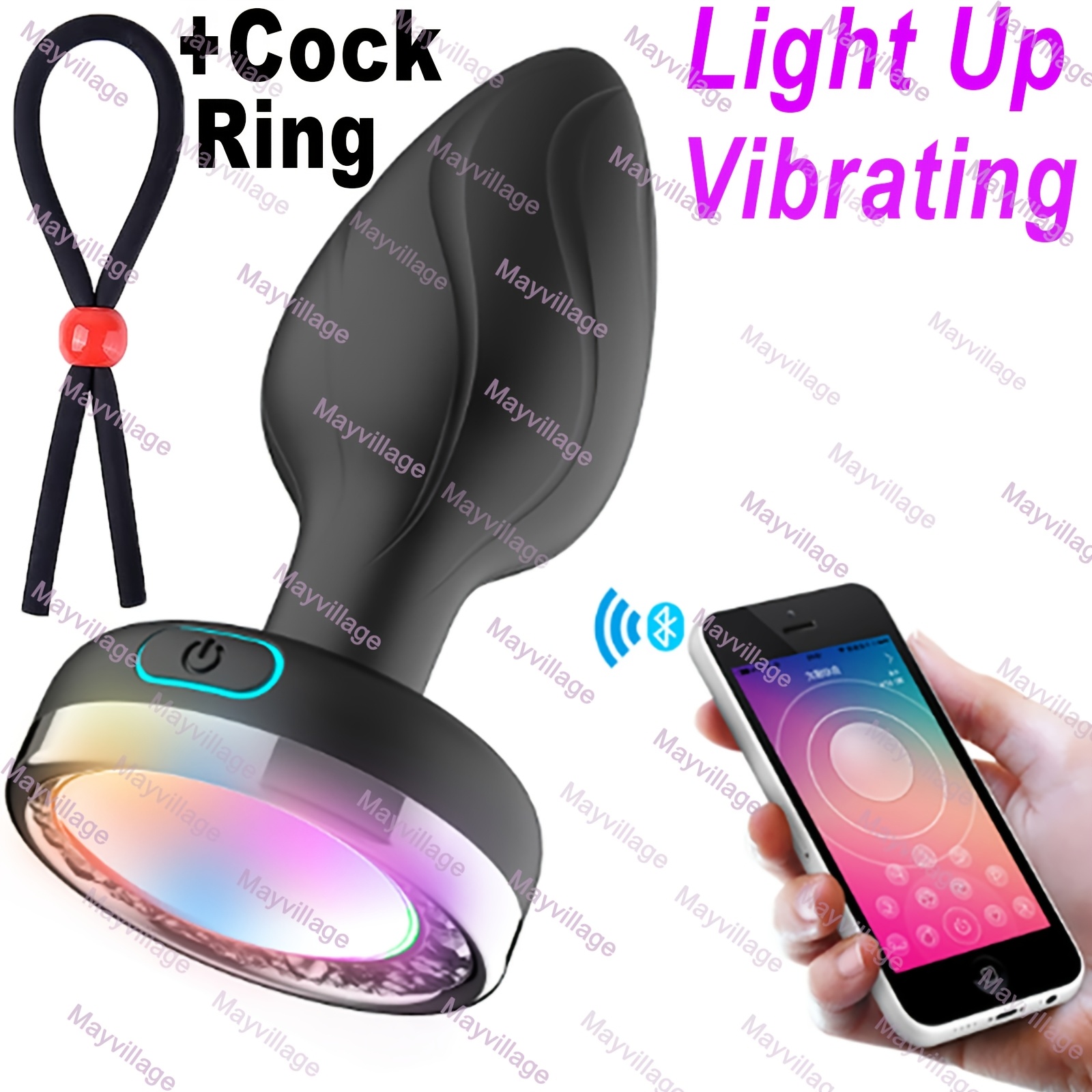 kayley gunner sex toy APP Controlled Vagina Dildo Vibrator with Camera – honeysx main image 0