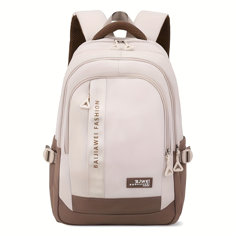 1pc School Backpack, Casual Travel Backpack, Stylish Simple Daypack, Suitable For School, Daily Use And Travel